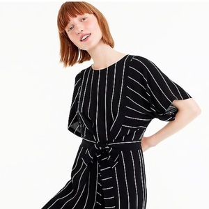 J.Crew Pinstriped Jumpsuit - Size 10